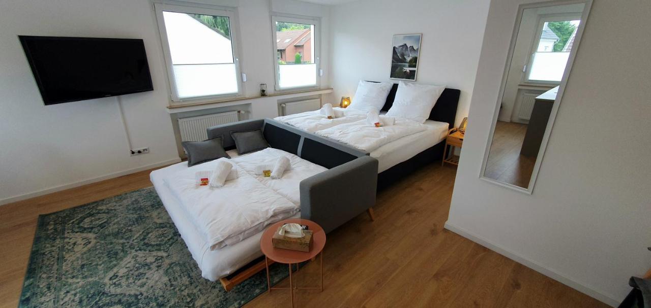 Citychalet-Uni- Boxspringbett Kueche-Ruhig-Parkplatz 보훔 외부 사진