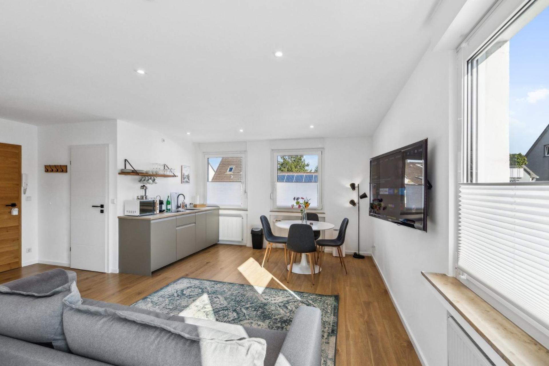 Citychalet-Uni- Boxspringbett Kueche-Ruhig-Parkplatz 보훔 외부 사진
