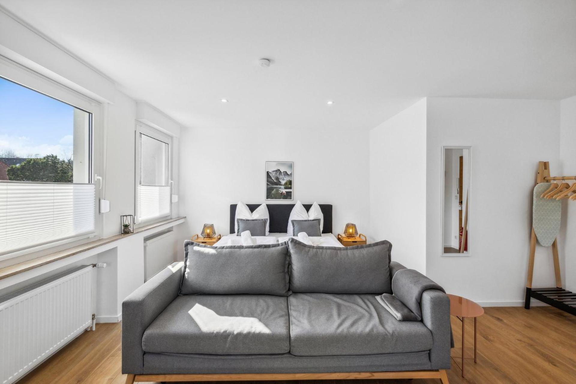 Citychalet-Uni- Boxspringbett Kueche-Ruhig-Parkplatz 보훔 외부 사진